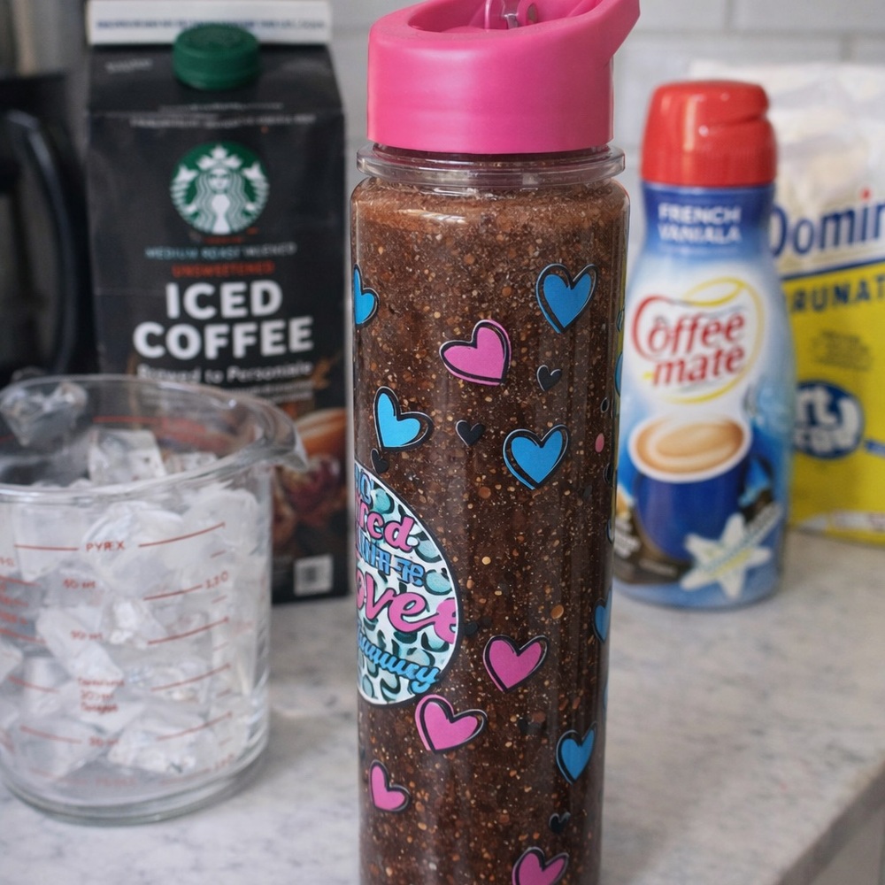 Iced Coffee Lover Water Bottle
